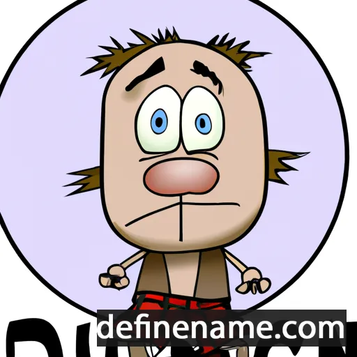 cartoon of the name Duncan