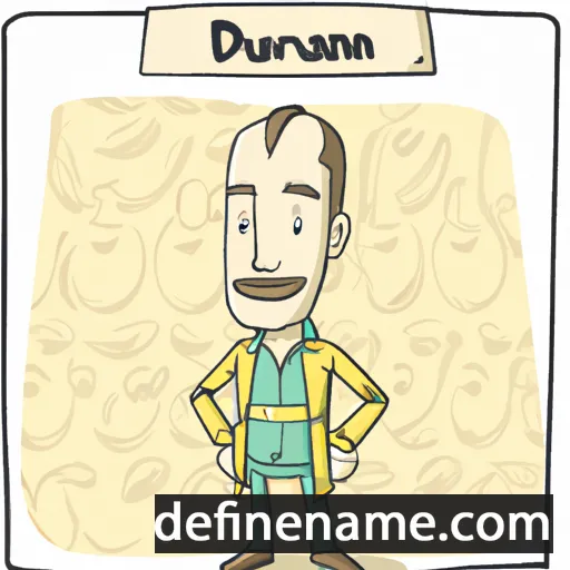 cartoon of the name Durans