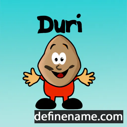 cartoon of the name Duri