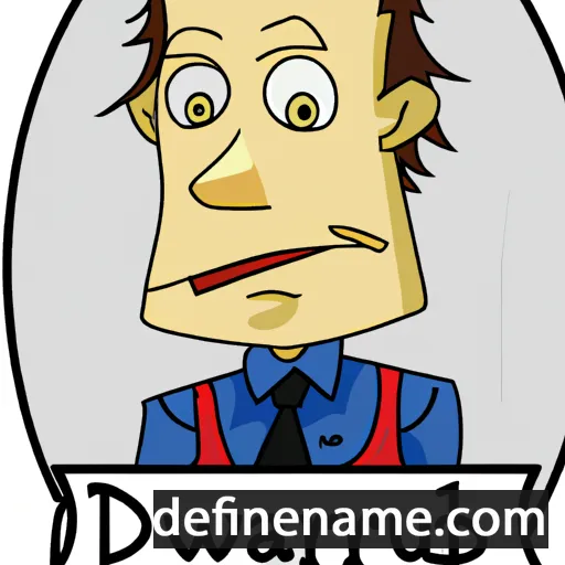 cartoon of the name Durward