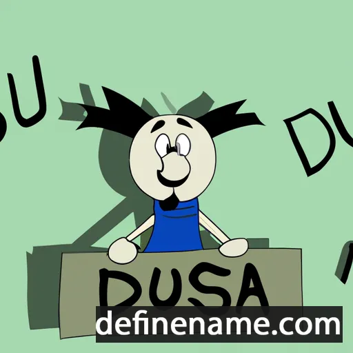 Dušan cartoon