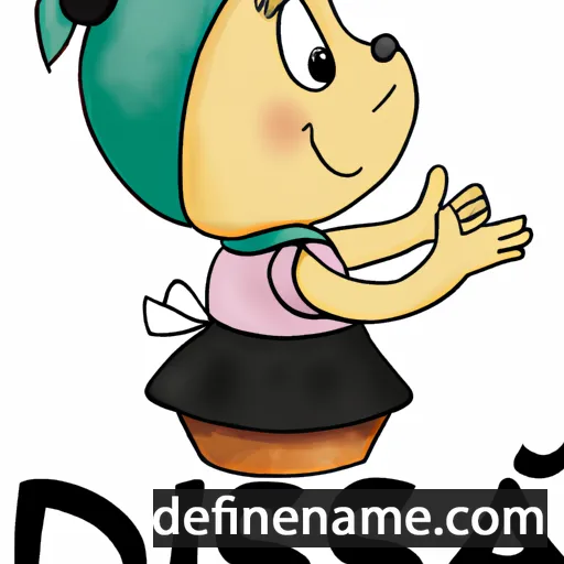 cartoon of the name Dušica