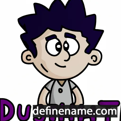 cartoon of the name Dushyant