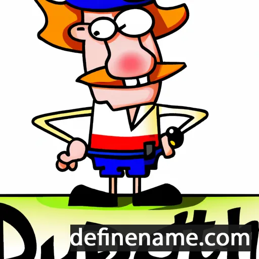 cartoon of the name Dutch