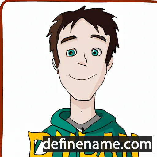 cartoon of the name Dylan