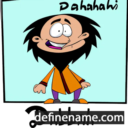 cartoon of the name Dzhabrail