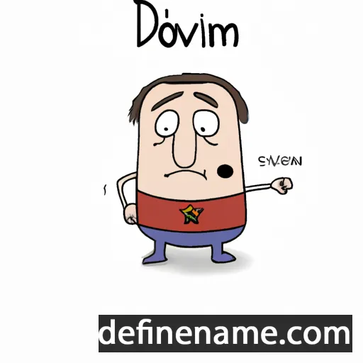 cartoon of the name Dzvonimir