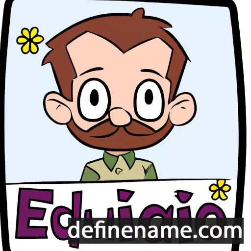 cartoon of the name Édouard