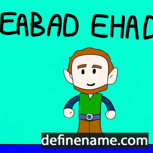 cartoon of the name Eadbhárd