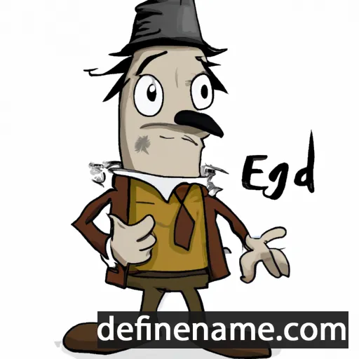 cartoon of the name Eadgar