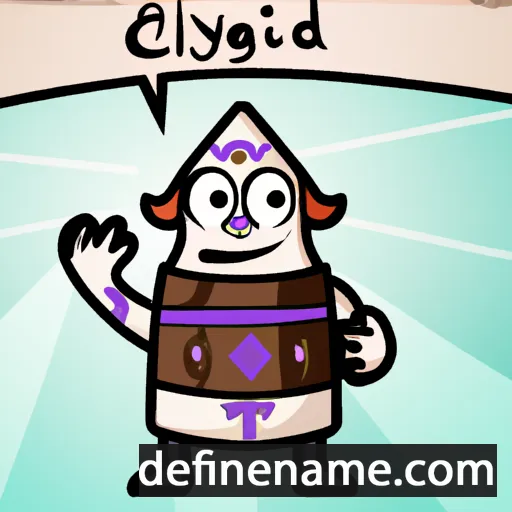 Ealdgyð cartoon