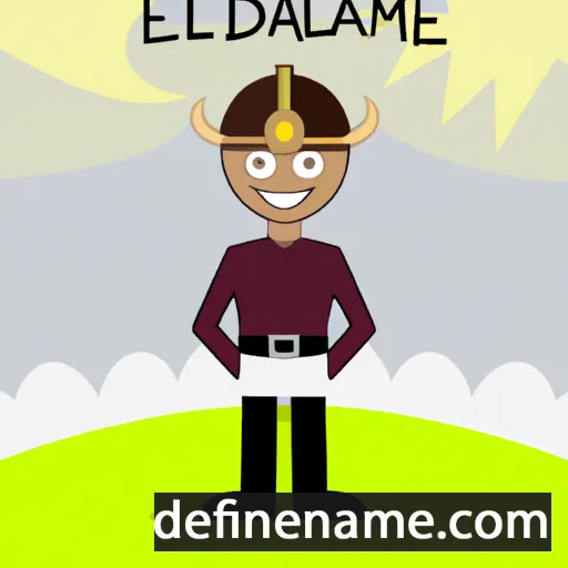 cartoon of the name Ealdhelm