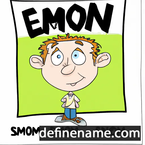 cartoon of the name Eamon