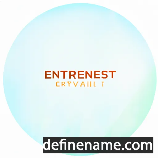 cartoon of the name Earnestine