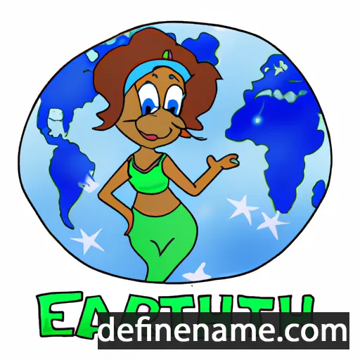 cartoon of the name Eartha