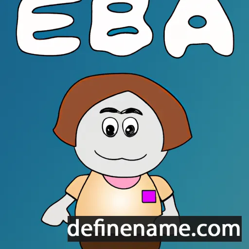 cartoon of the name Ebba