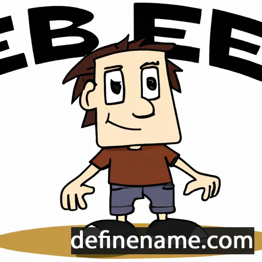 cartoon of the name Ebbe