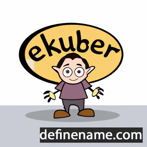 cartoon of the name Ebubekir