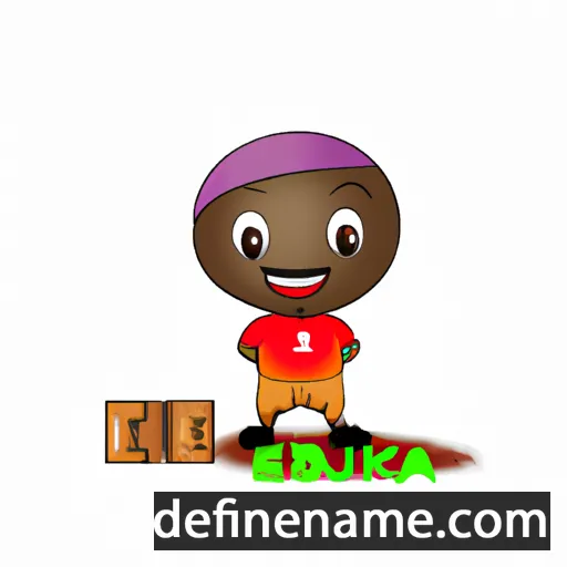 cartoon of the name Ebuka