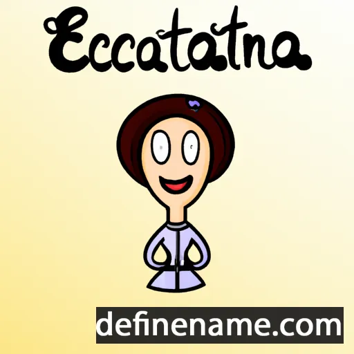 Ecaterina cartoon