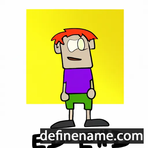 cartoon of the name Ed