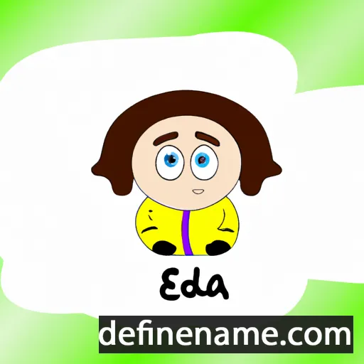 cartoon of the name Eda