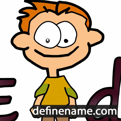 cartoon of the name Ede