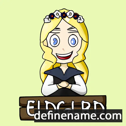 cartoon of the name Edelgard