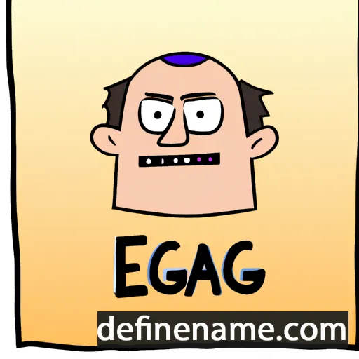 cartoon of the name Edgar