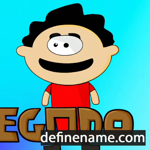 cartoon of the name Edgardo