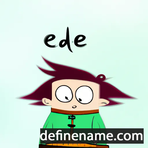 cartoon of the name Edīte