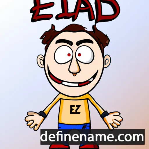 cartoon of the name Ediz