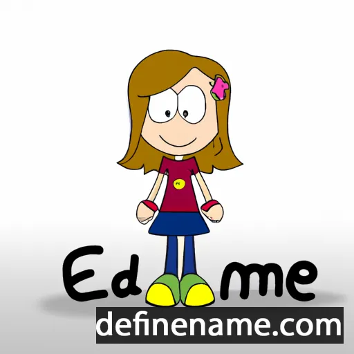 cartoon of the name Edmée