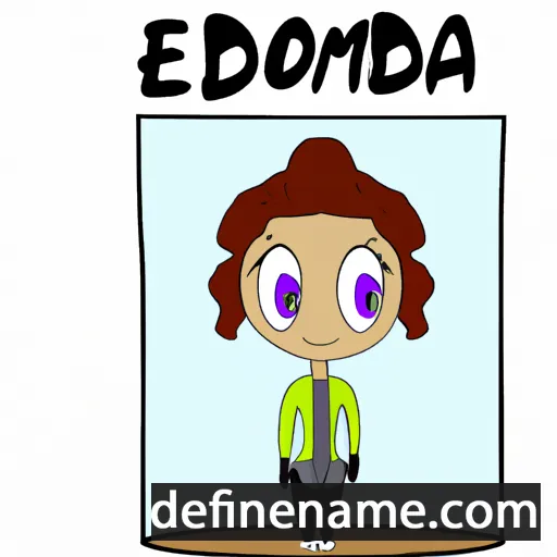 cartoon of the name Edmonda