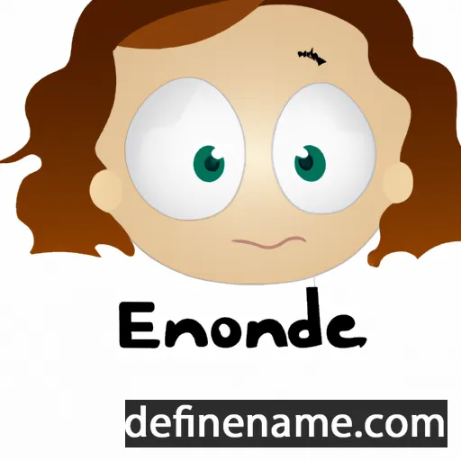 cartoon of the name Edmonde