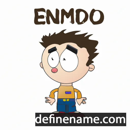 cartoon of the name Edmondo