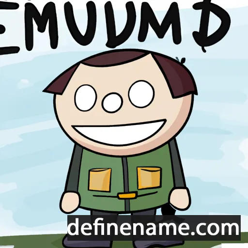 cartoon of the name Edmund