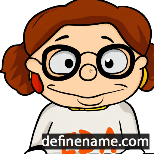 cartoon of the name Edna