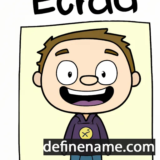 cartoon of the name Edric