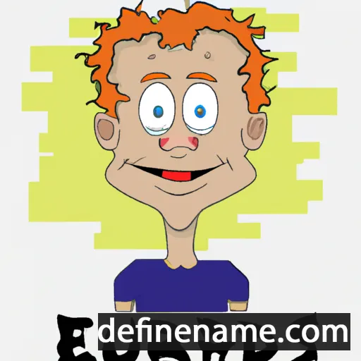 cartoon of the name Eduards