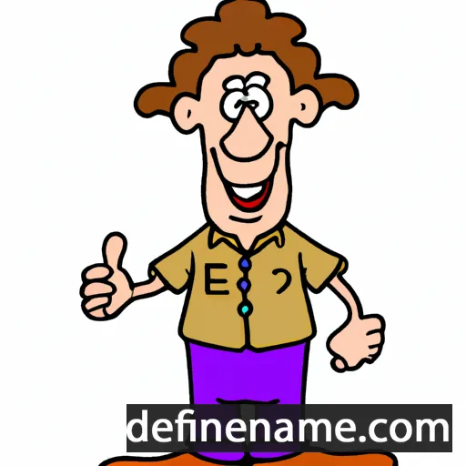 cartoon of the name Edur