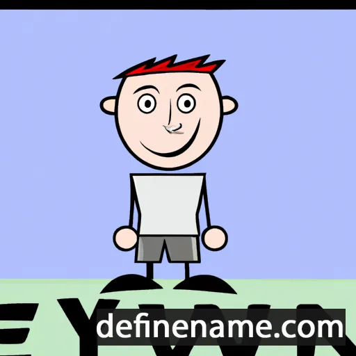 cartoon of the name Edwyn