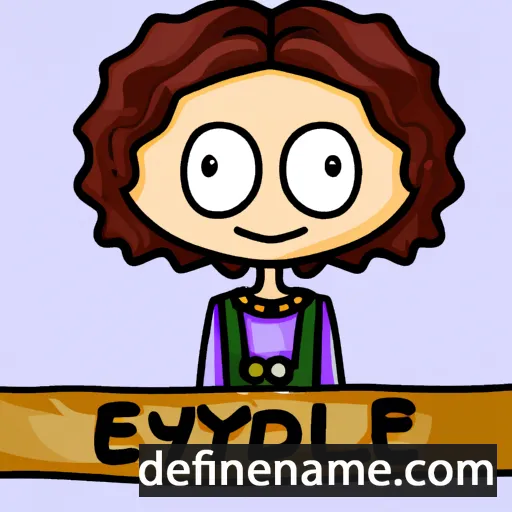 cartoon of the name Edythe