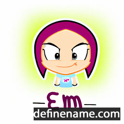 cartoon of the name Eemi