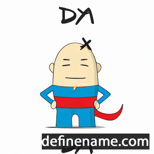 cartoon of the name Da-xia