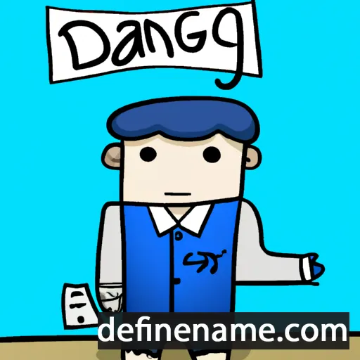 cartoon of the name Da-yeong