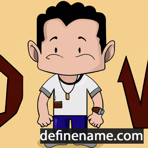 cartoon of the name Dâvi