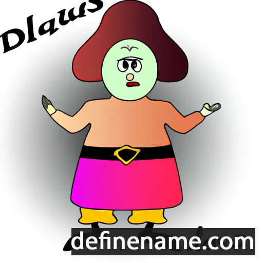 cartoon of the name Daugvilė