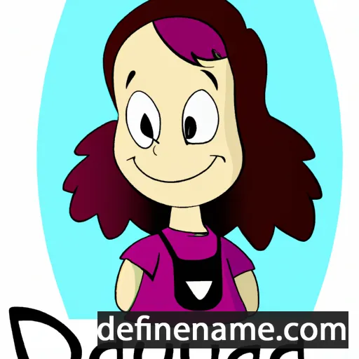 cartoon of the name Daugvydė