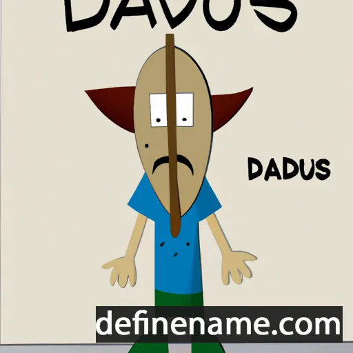 cartoon of the name Dauidos